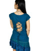 Φόρεμα Κοντό Μανίκι Μπλε