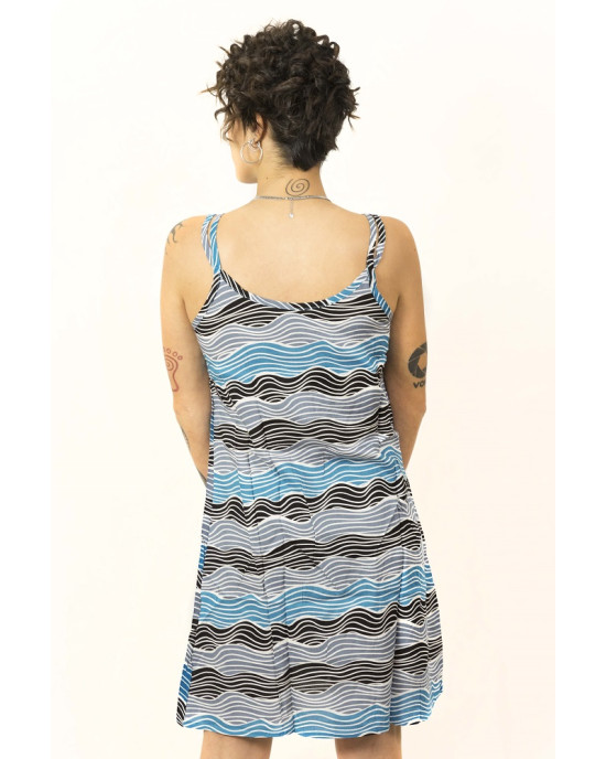 Φόρεμα Waves Blue