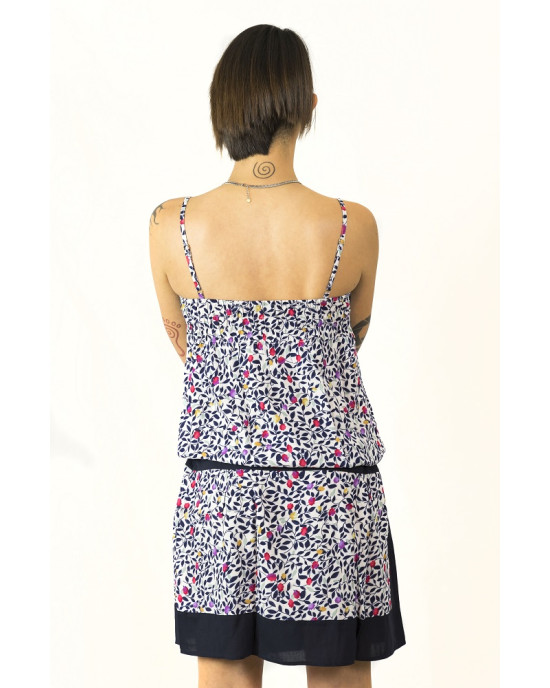 Φόρεμα Τιραντάκι Floral Άσπρο