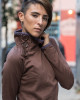 Φόρεμα Φούτερ Udg μακρύ μανίκι Brown