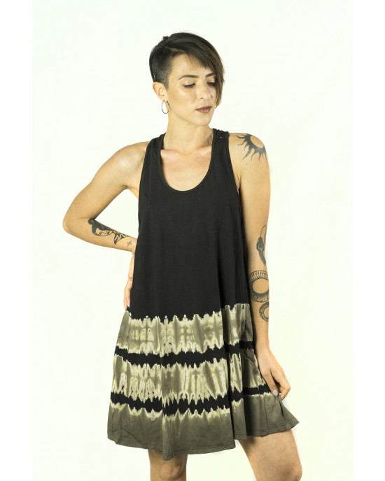 Φόρεμα Tie Dye Black 05