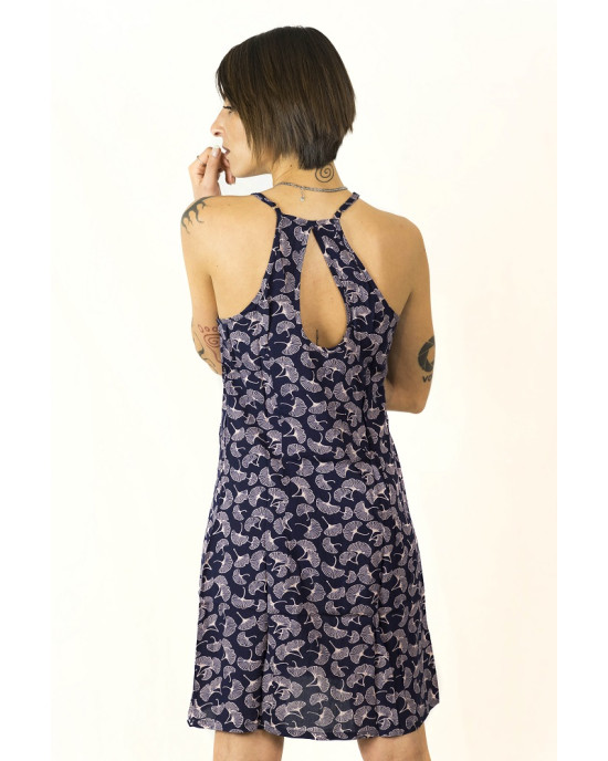 Φόρεμα Floral Μπλε