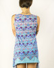 Mini Dress Γεωμετρικά Σχέδια Μπλε