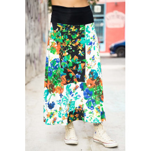 Φούστα Maxi Εμπριμέ Floral 06