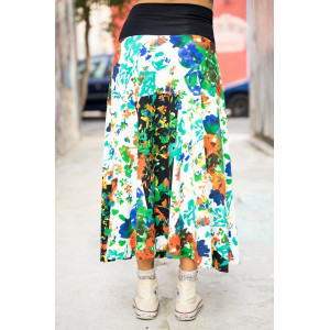 Φούστα Maxi Εμπριμέ Floral 06