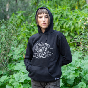Mandala Flower Φούτερ Hoodie Black