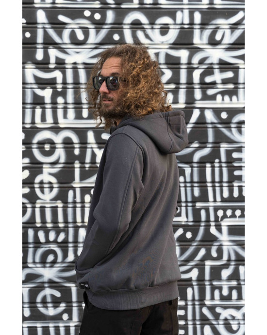 Mandala Φούτερ - Hoodies-1zip-Grey