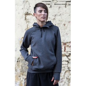 Mandala Φούτερ Hoodies Γυναικείο 2zip Grey veranze