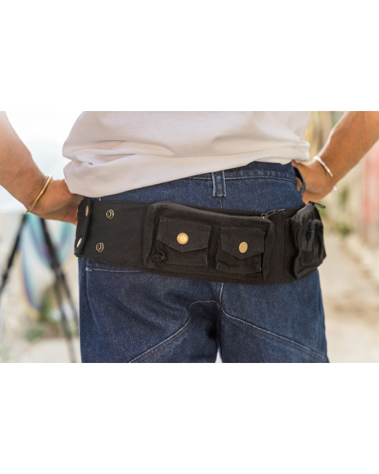 Moneybelt Τσαντάκι Μέσης Mandala 01 Black