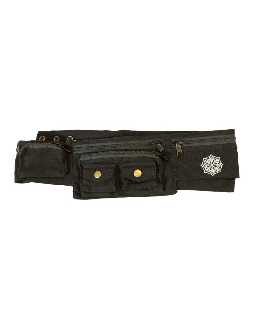Moneybelt Τσαντάκι Μέσης Mandala 02 Black