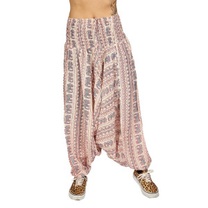 Βράκα Aladdin Off White Elephants