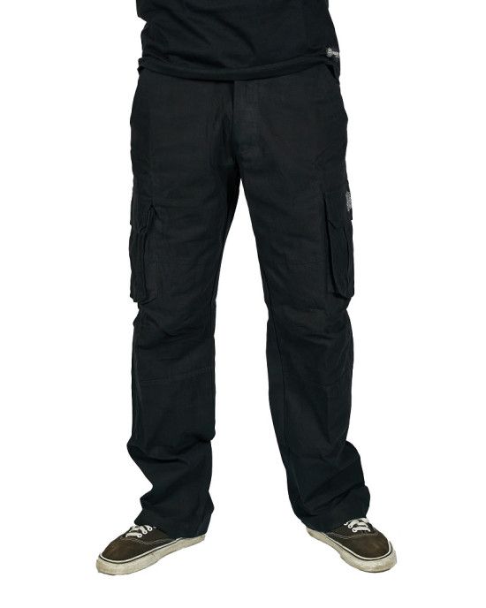 Cargo Pants Mandala 06 Black Unisex