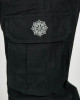 Cargo Pants Mandala 06 Black Unisex