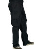 Cargo Pants Mandala 06 Black Unisex