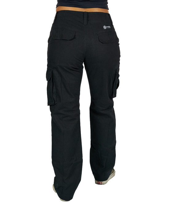 Cargo Pants Mandala 06 Black Unisex