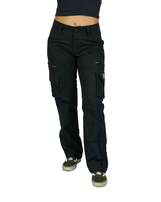 Pant Cargo Unisex Mandala Design 04 Black