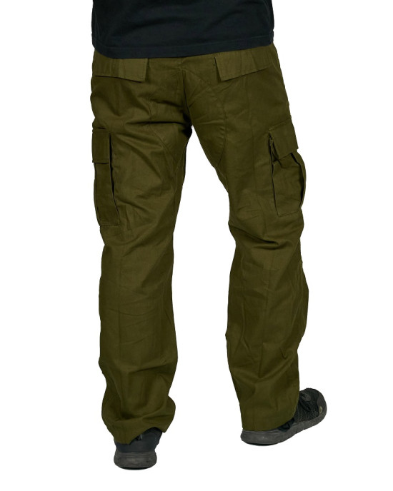 Pant Cargo Unisex Mandala Design 01 Khaki