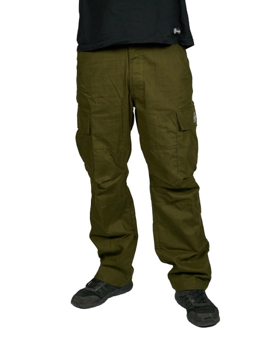 Pant Cargo Unisex Mandala Design 01 Khaki