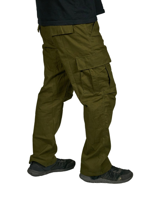 Pant Cargo Unisex Mandala Design 01 Khaki
