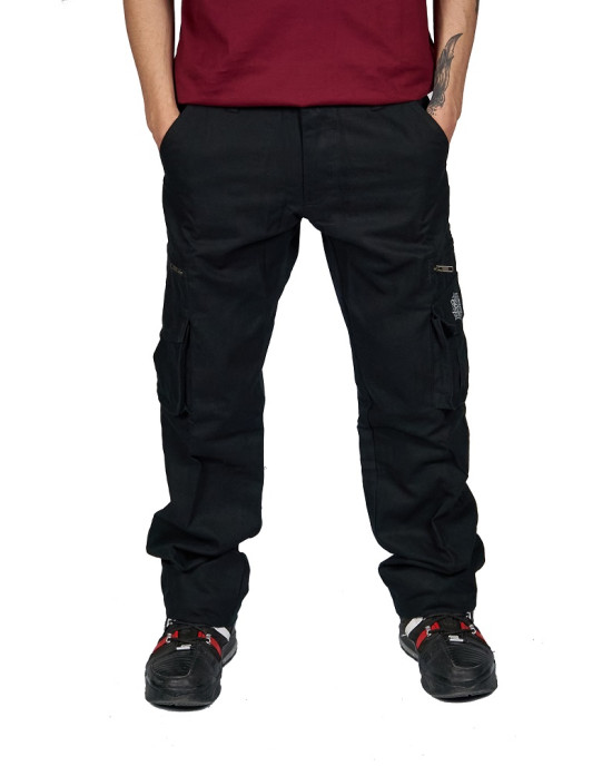 Pant Cargo Unisex Mandala Design 04 Black