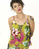 Top Women Floral Κίτρινο 01