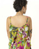 Top Women Floral Κίτρινο 01
