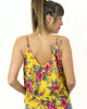 Top Women Floral Κίτρινο