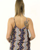 Top Women Flower Μπλε 2