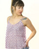 Top Women Floral Ροζ