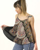 Top Women Mandala Black