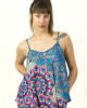 Top Women Mandala Blue