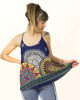 Top Women Mandala Sun Navy