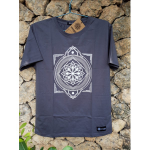 TShirt Mandala Square Dark Grey