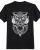 TShirt Mandala Owl Black