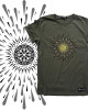 TShirt Mandala Sun Khaki