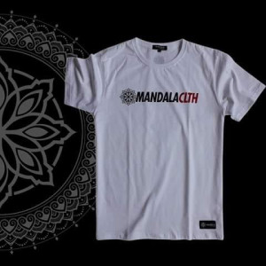 TShirt Mandala brand name White