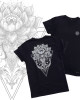 T-Shirt Lotus Black