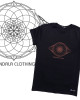 T-Shirt Mandala Geometric Black