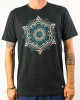 T-Shirt Mandala Geometry Black
