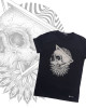 T-Shirt Mandala Scull Black