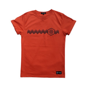 T-Shirt Waves Orange