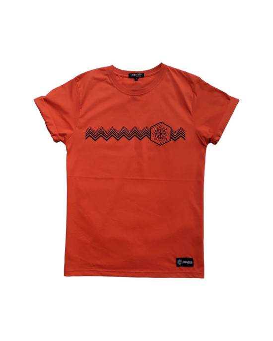 T-Shirt Waves Orange