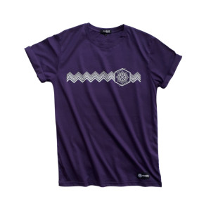 T-Shirt Waves Purple