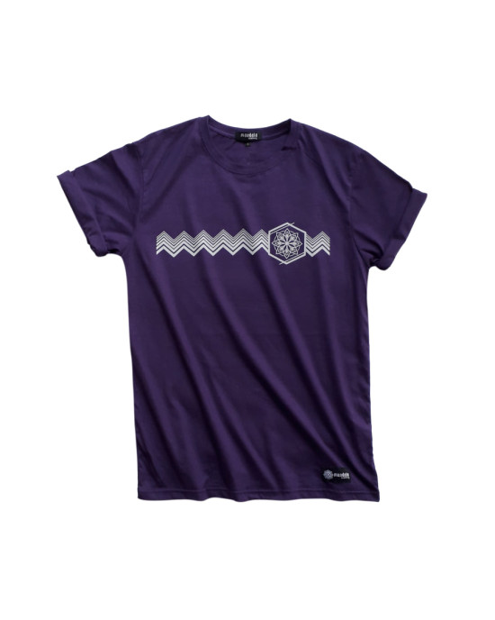 T-Shirt Waves Purple