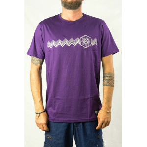 T-Shirt Waves Purple