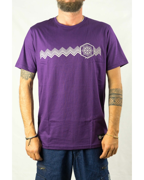 T-Shirt Waves Purple