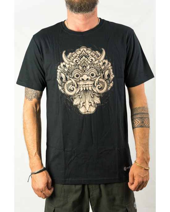 TShirt Mandala Karang Sae Black
