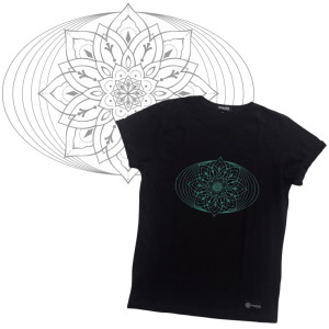 T-Shirt Mandala Global Black