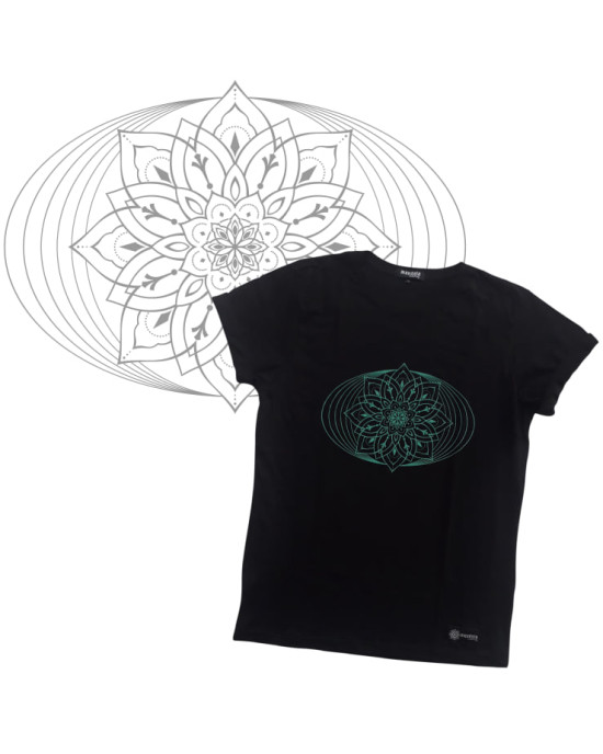 T-Shirt Mandala Global Black