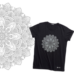 T-Shirt Mandala Black